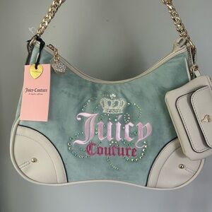 Juicy Couture Dreamy Shoulder Bag - Sage/Crystal